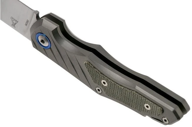 MKM Root RT-GCT Titanium Green Canvas Micarta Pocket Knife, Jens Anso Design - Image 5