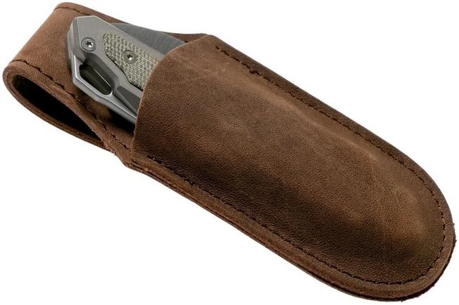 MKM Root RT-GCT Titanium Green Canvas Micarta Pocket Knife, Jens Anso Design - Image 8