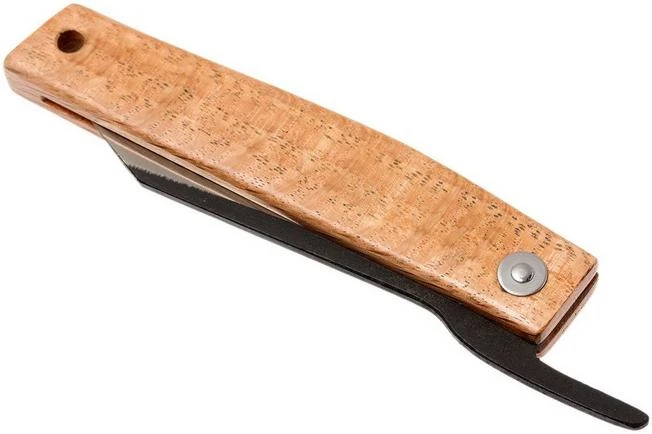 Ohta FK7 Higonokami-pocket Knife, Nara Wood - Image 4