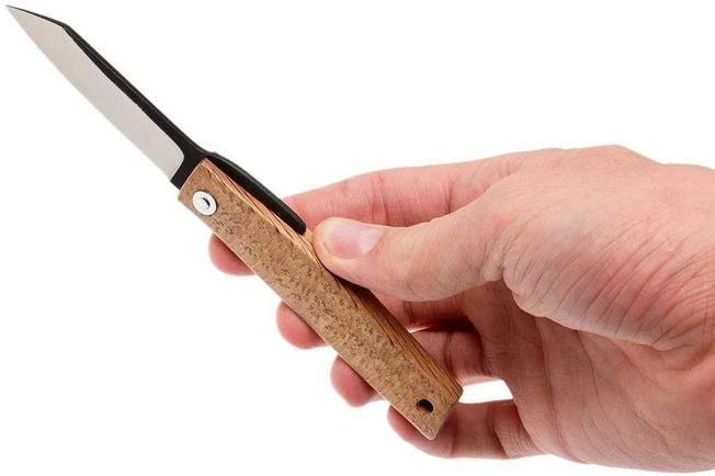 Ohta FK7 Higonokami-pocket Knife, Nara Wood - Image 7