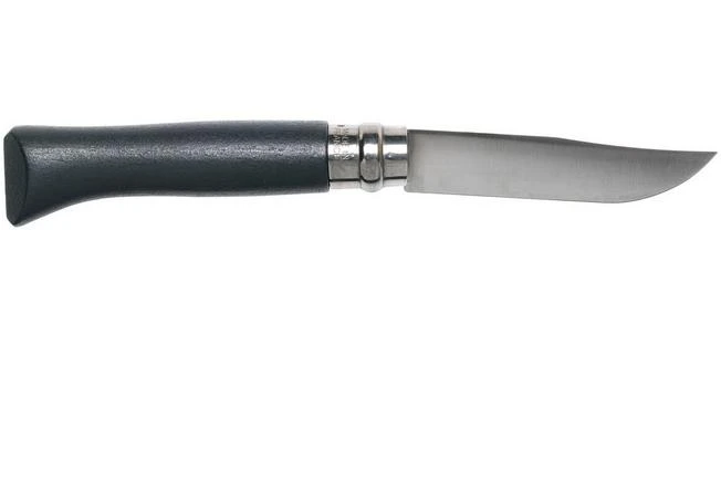 Opinel Pocket Knife No. 08RV Black, Stainless Steel, Blade Length 8.5 Cm - Image 2