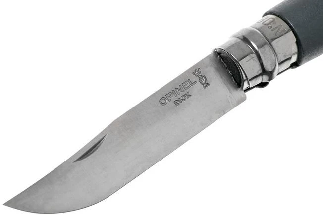 Opinel Pocket Knife No. 08RV Black, Stainless Steel, Blade Length 8.5 Cm - Image 3