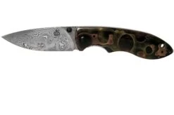 QSP Knife Piglet Limited Edition QS112-C Damasteel, Raffir Noble Pocket Knife