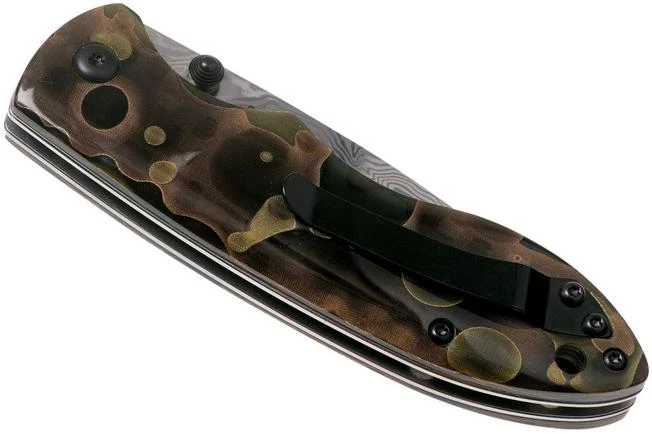 QSP Knife Piglet Limited Edition QS112-C Damasteel, Raffir Noble Pocket Knife - Image 4