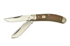 Rough Ryder Brown Burlap Sowbelly RR2332, Pocket Knife