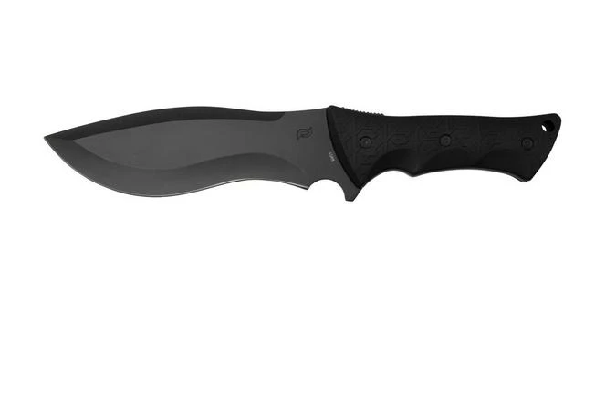Schrade Little Ricky 65MN, 650911 Black Survival Knife