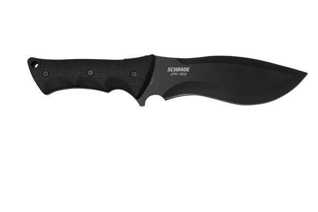 Schrade Little Ricky 65MN, 650911 Black Survival Knife - Image 2