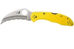 Spyderco Tasman Salt 2 C106SYL2 Pocket Knife, Yellow