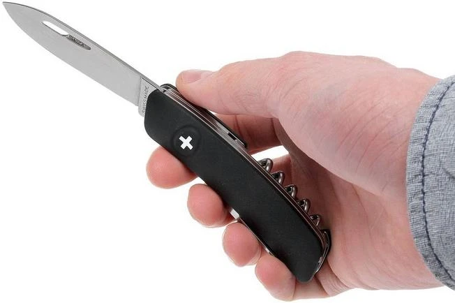 Swiza D03 Swiss Pocket Knife - Black - Image 8
