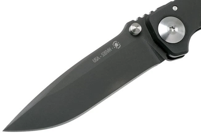 Spartan Blades Harsey Folder, Black PVD, Silver Hardware SF5BK-SHW Pocket Knife - Image 3