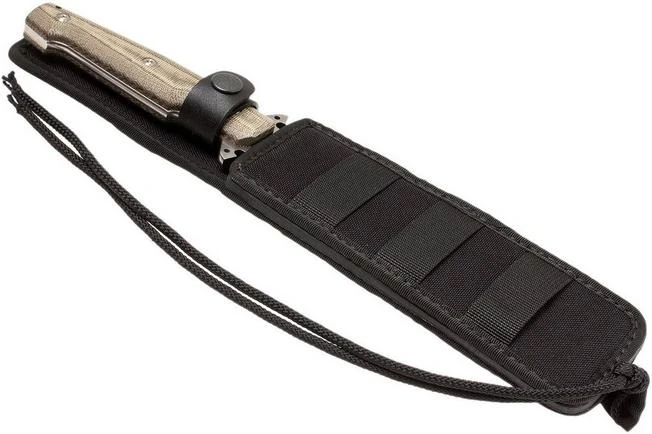 Viper Fate VT 4005 SWCV Stonewashed, Green Micarta, Fixed Blade - Image 9