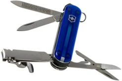 Victorinox Nail Clip 580 Translucent Blue 0.6463.T2 Swiss Pocket Knife