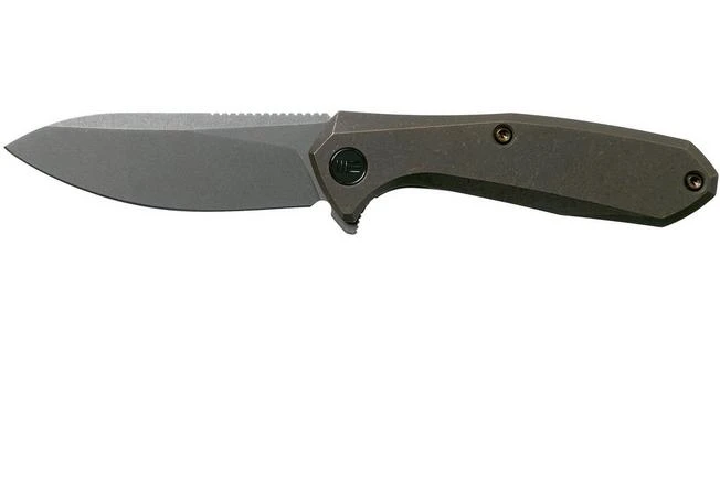 WE Knife Mote 2005A Bronze Pocket Knife, Ostap Hel Design