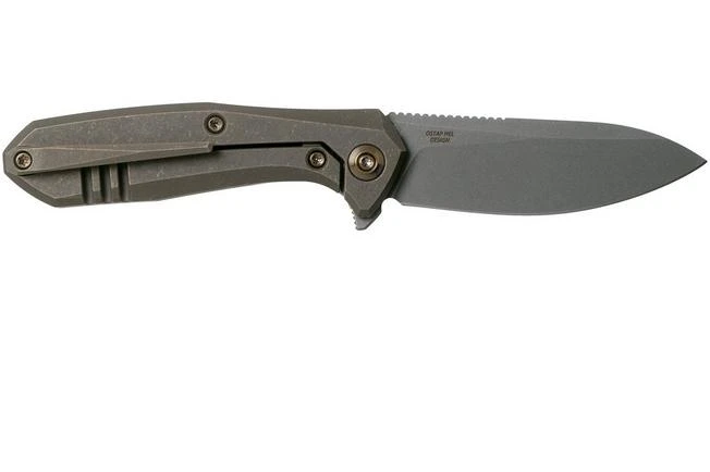 WE Knife Mote 2005A Bronze Pocket Knife, Ostap Hel Design - Image 2