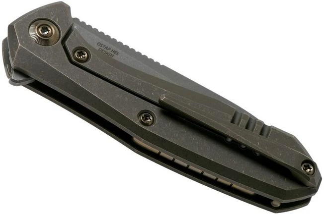 WE Knife Mote 2005A Bronze Pocket Knife, Ostap Hel Design - Image 4