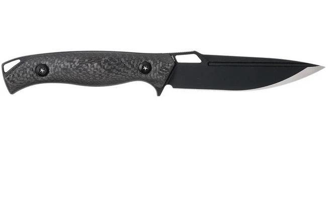We Knife 607A, Spearpoint Neck Knife, Black - Image 2