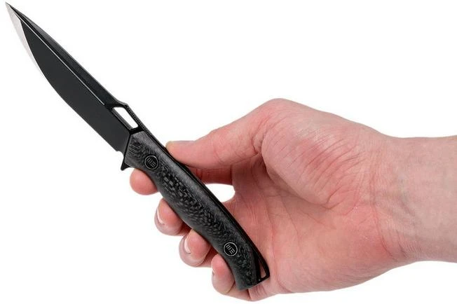 We Knife 607A, Spearpoint Neck Knife, Black - Image 6