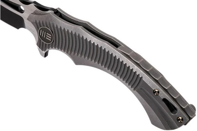 WE Knife 713C Sea Monster Gray Handle, Two Tone Blade Pocket Knife - Image 7