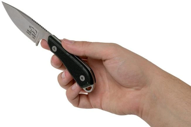 White River Knives M1 Backpacker Pro Black G10 Fixed Knife, Kydex Sheath - Image 6