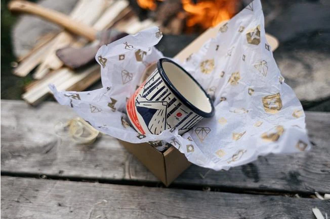 Knivesandtools Enamel Mug E-MG-S-01, Small 8 Cm, Enamel Mug - Image 5